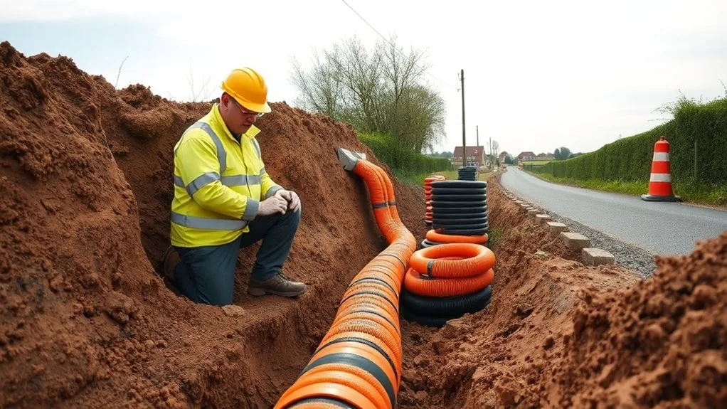 Electric Ducting Installation in Sturry | Power Supply Cable Ducting